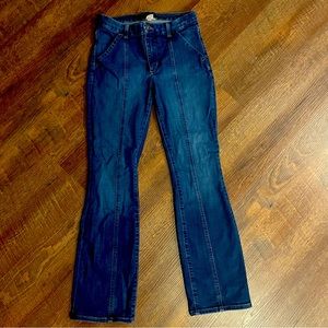 Duluth Trading Company Boot Cut Blue Jeans Size 2 length 29